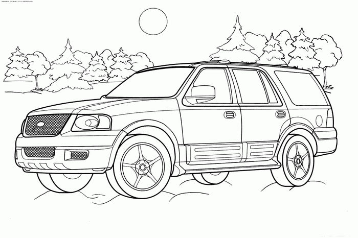 Car Coloring Pages