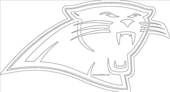 Carolina Panthers Nfl Coloring Picture