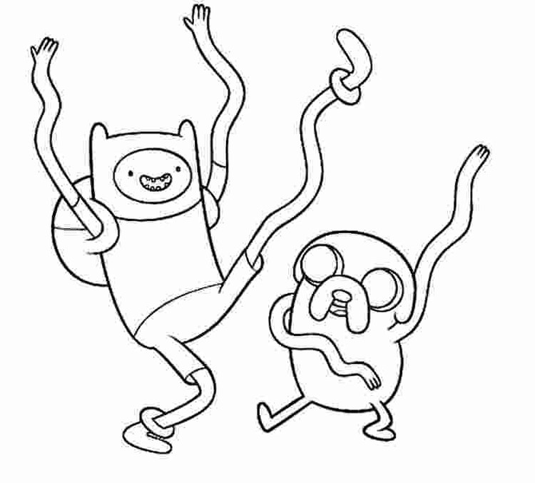 Adventure Time Coloring Pages Printable PDF - Coloringfolder.com