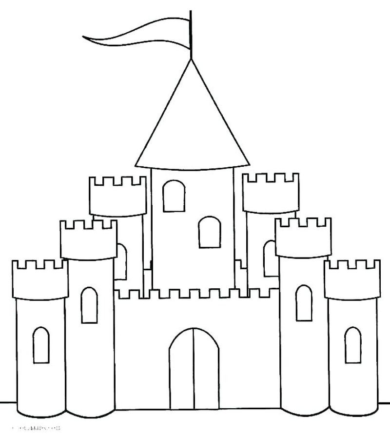 Very Cool Castle Coloring Pages Pdf Coloringfolder Com