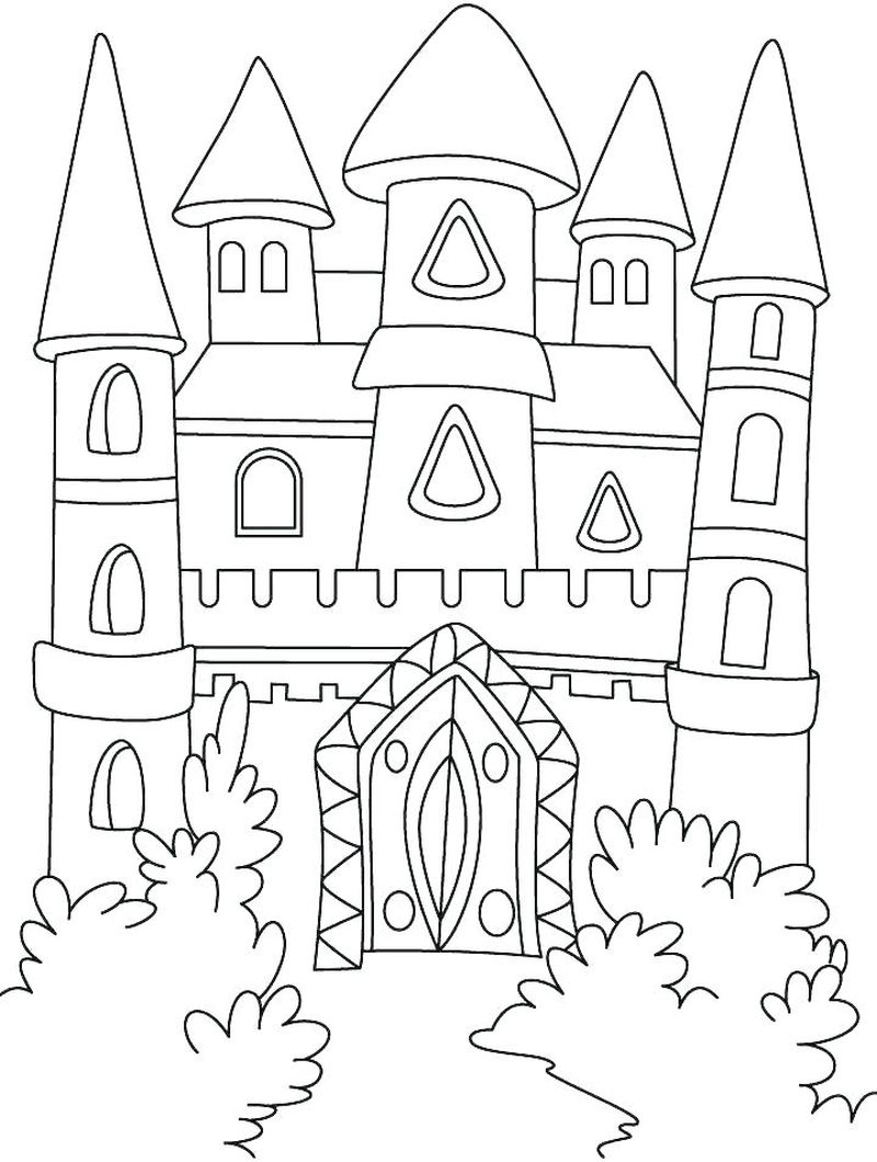 Very Cool Castle Coloring Pages PDF - Coloringfolder.com