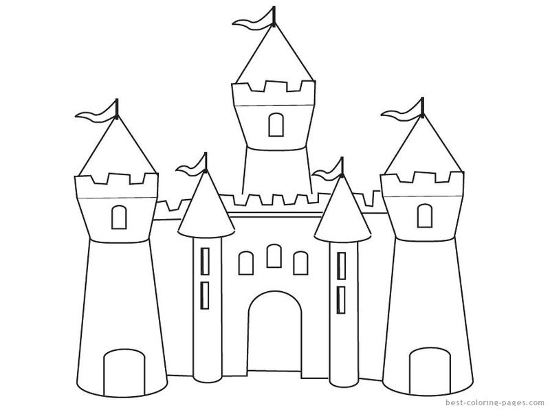 Castle Coloring Pages To Print