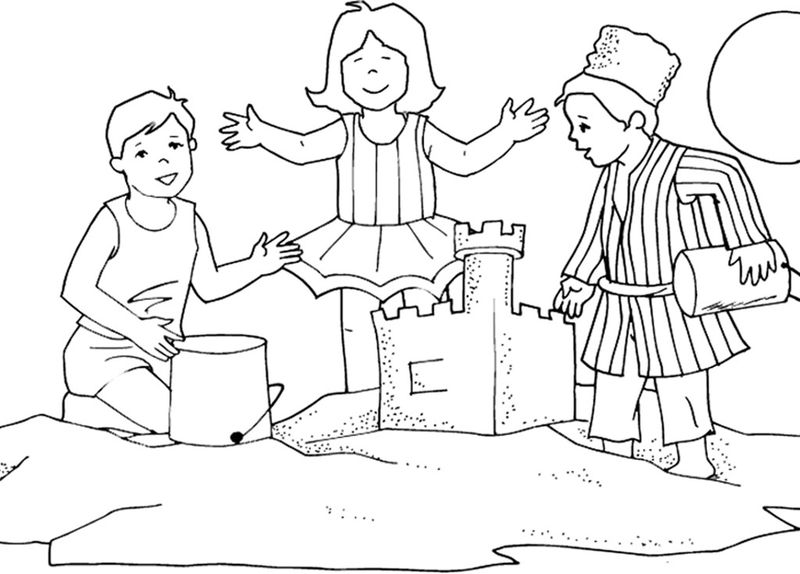 Castle Printables Coloring Pages