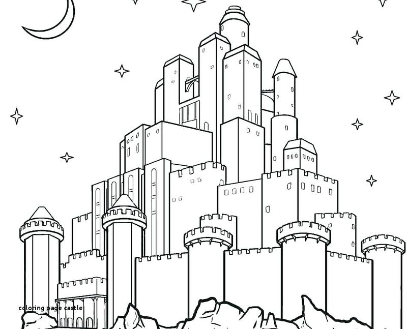 Castle Tower Coloring Pages