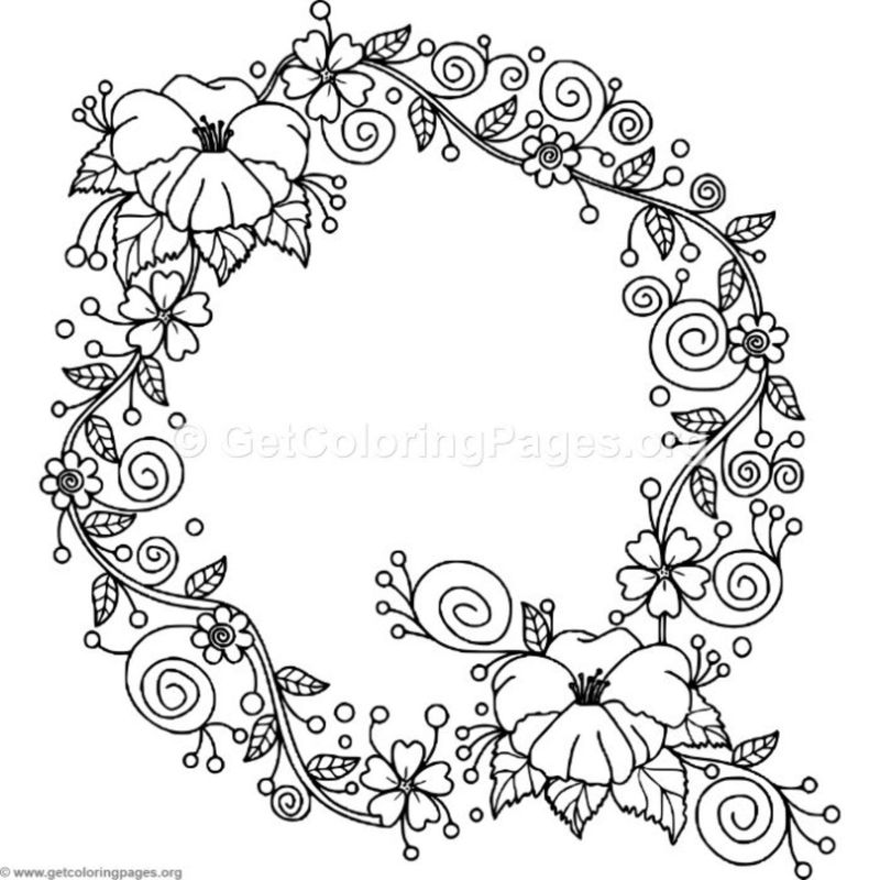 Celtic Alphabet Coloring Pages