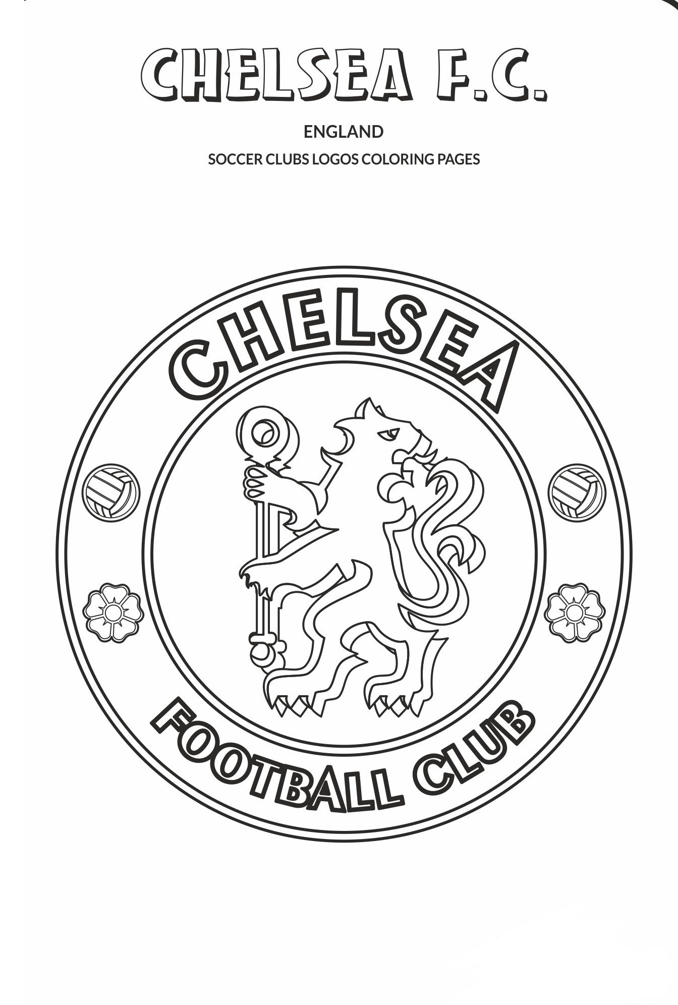 chelsea fc coloring pages