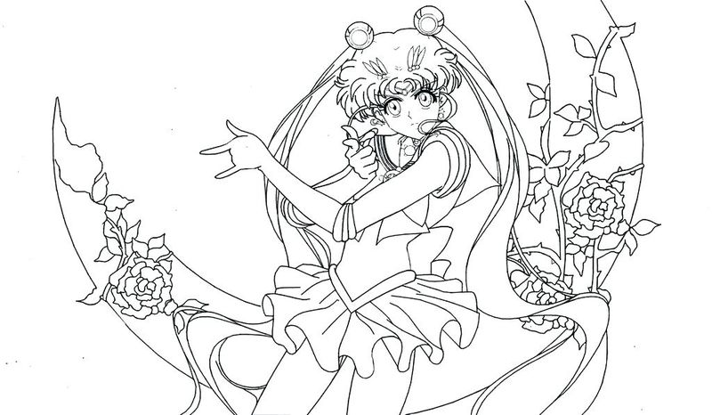Chibi Sailor Moon Coloring Pages