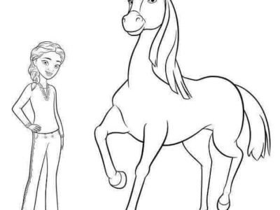 Chica Linda And Pru Coloring Page