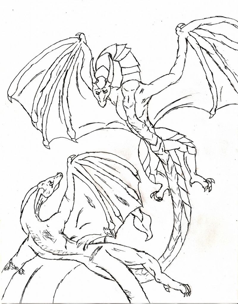 Chinese Dragon Coloring Pages 1
