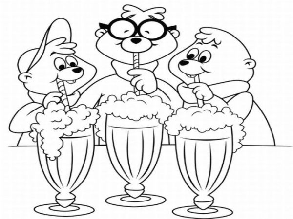 Chipmunks and chipettes coloring pages alvin and chipmunks