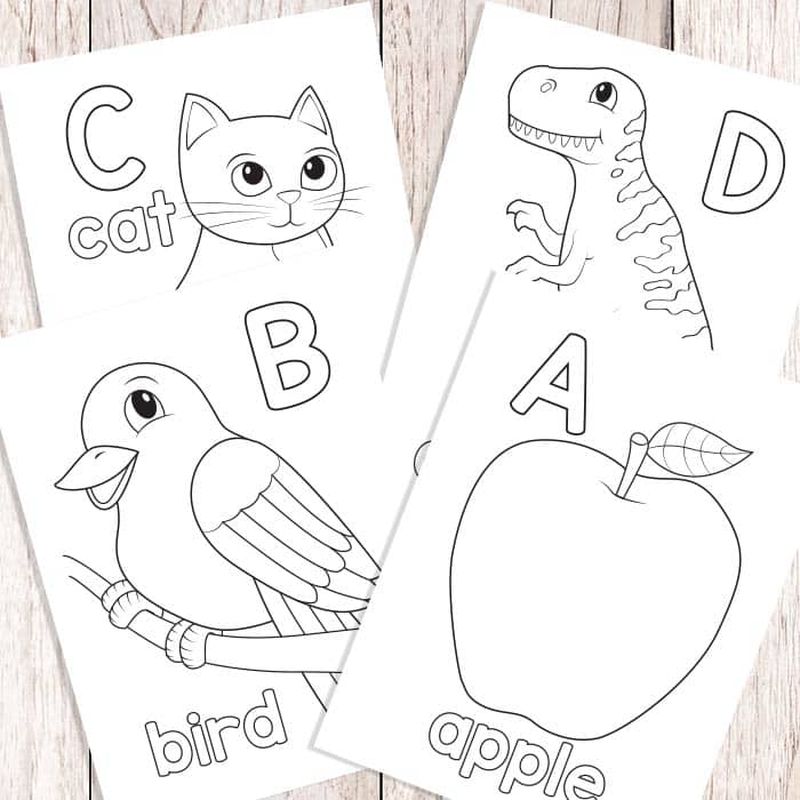 Christian Alphabet Coloring Pages