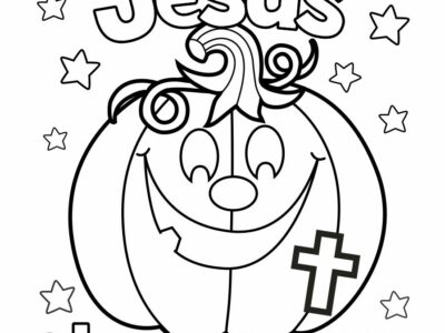 christian halloween coloring pages