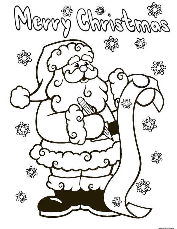 Christmas Advent Coloring Sheets