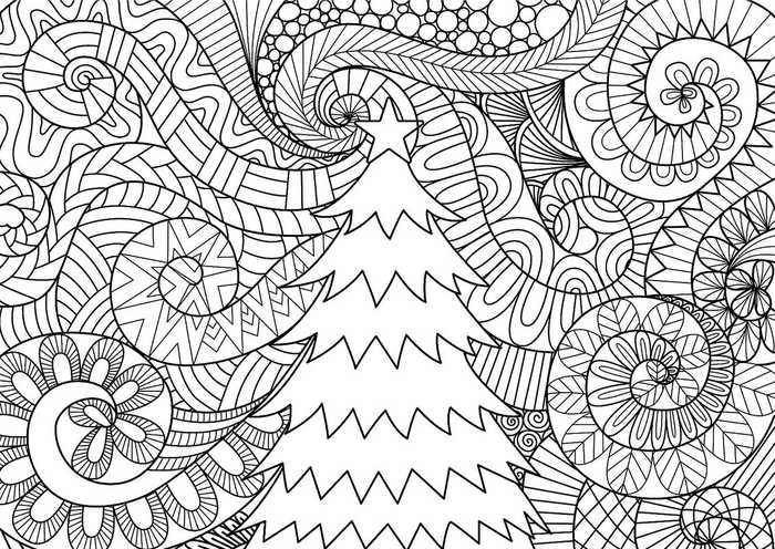 Christmas Coloring Page Design