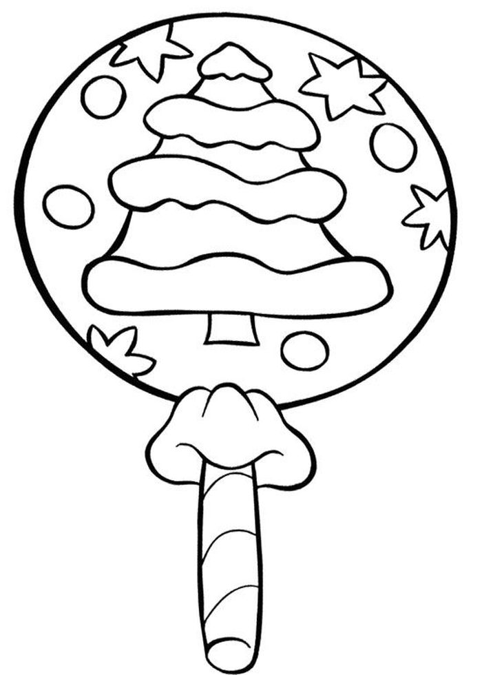 Christmas Coloring Pages Candy Cane