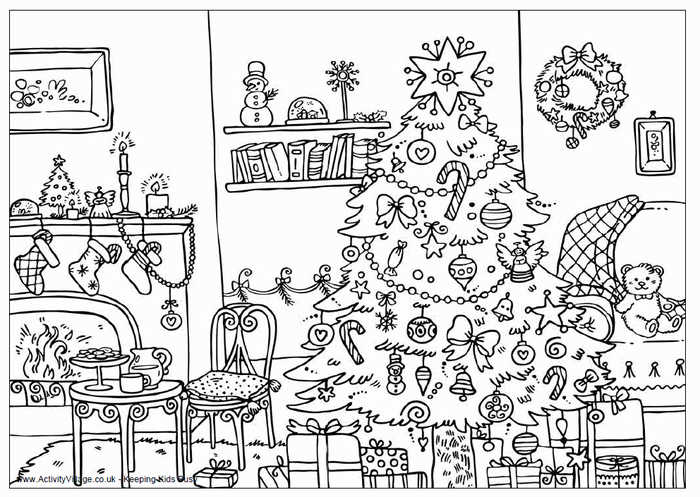 Christmas Coloring Pages For Adults 3