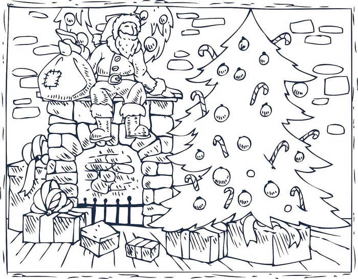 Christmas Coloring Pages Decorations