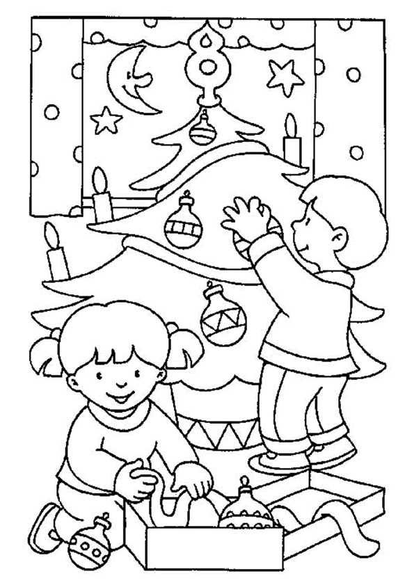 Christmas Coloring Pages Tree