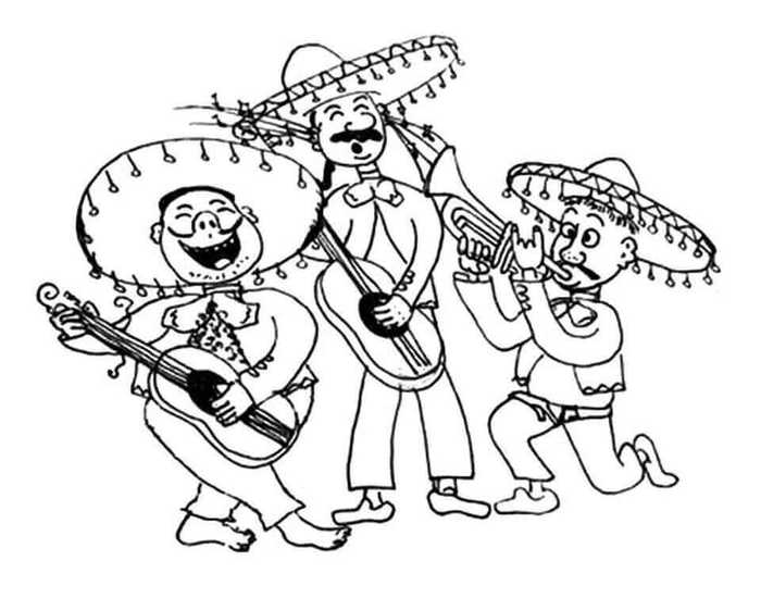 Cinco De Mayo Coloring Pages For Children