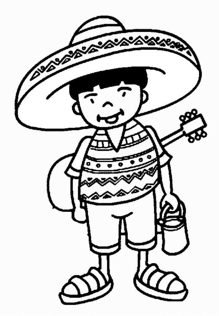 Cinco De Mayo Coloring Sheets Printable