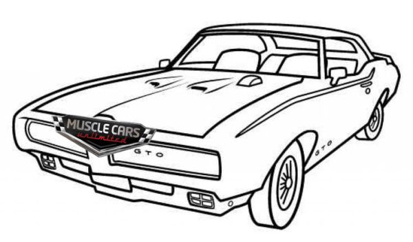 Classic Muscle Car Coloring Pages