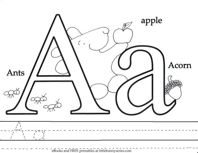 Color By Alphabet Coloring Pages