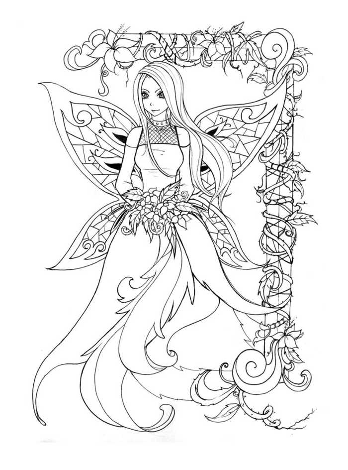 Color Fairy Printable