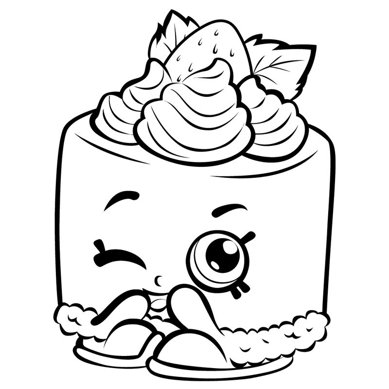 Color Free Shopkins Coloring Pages