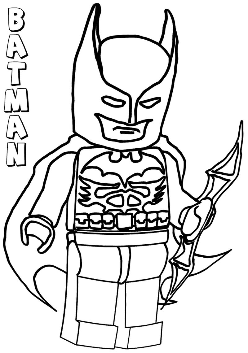 Lego Batman Coloring Pages Activity For Kids - Coloringfolder.com