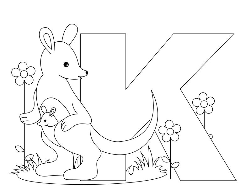 Coloring Alphabet Pages