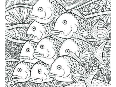 Coloring Book Pages Ocean Animals