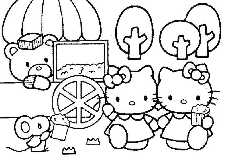 Coloring Hello Kitty Christmas Pages