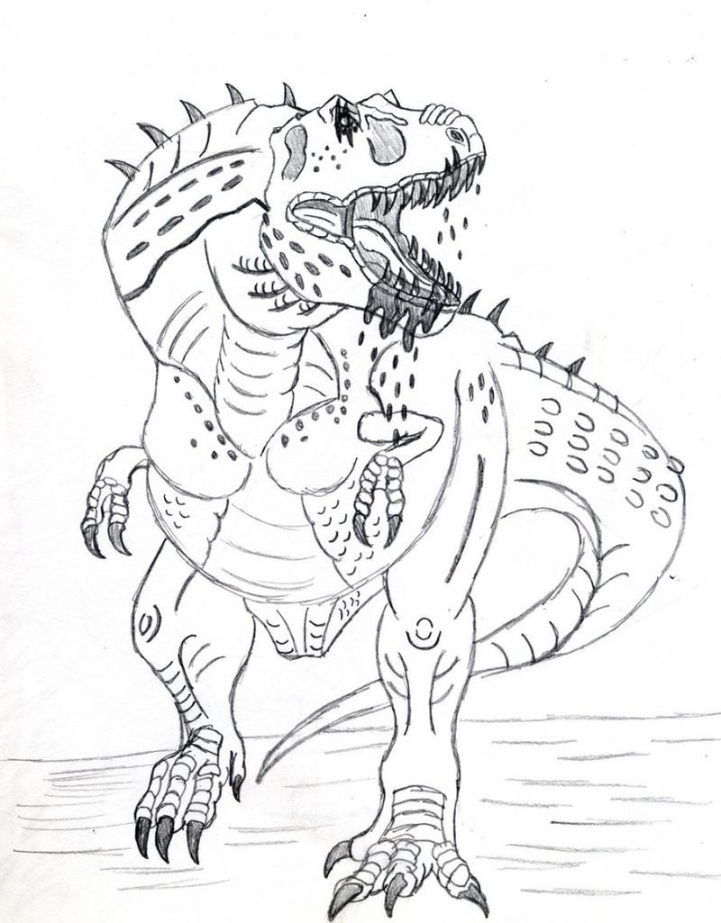 Coloring Page Dinosaur