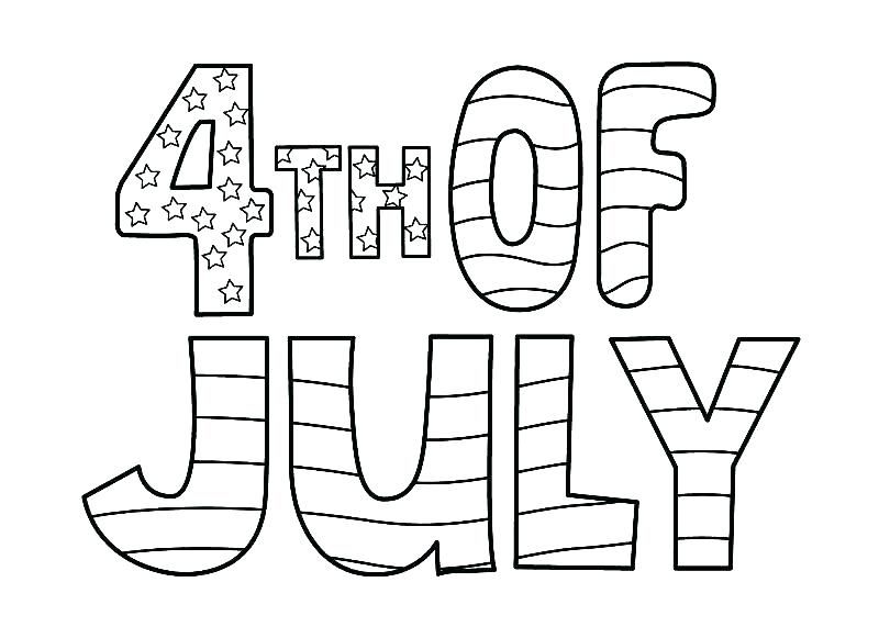 Coloring Pages 4th Of July