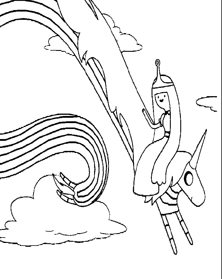 Coloring Pages Adventure Time Body