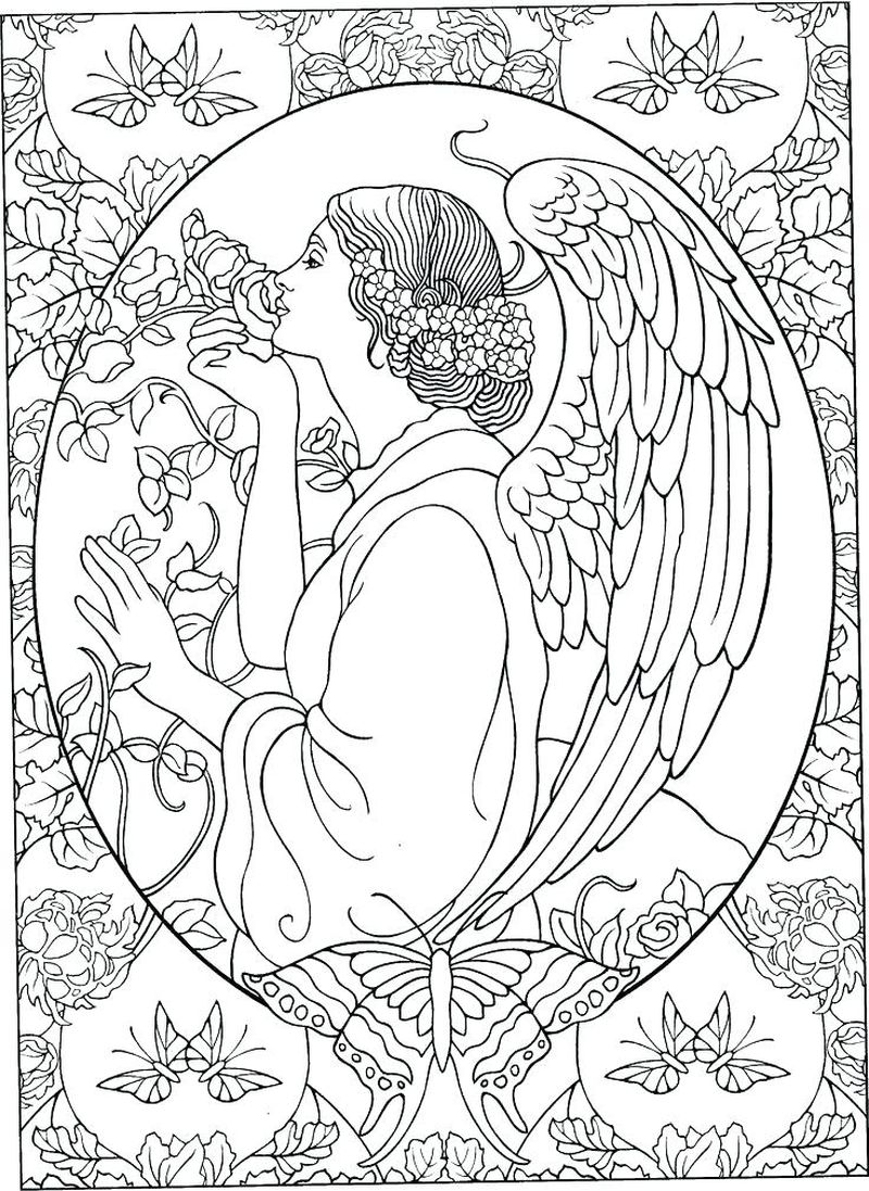 Coloring Pages Angel
