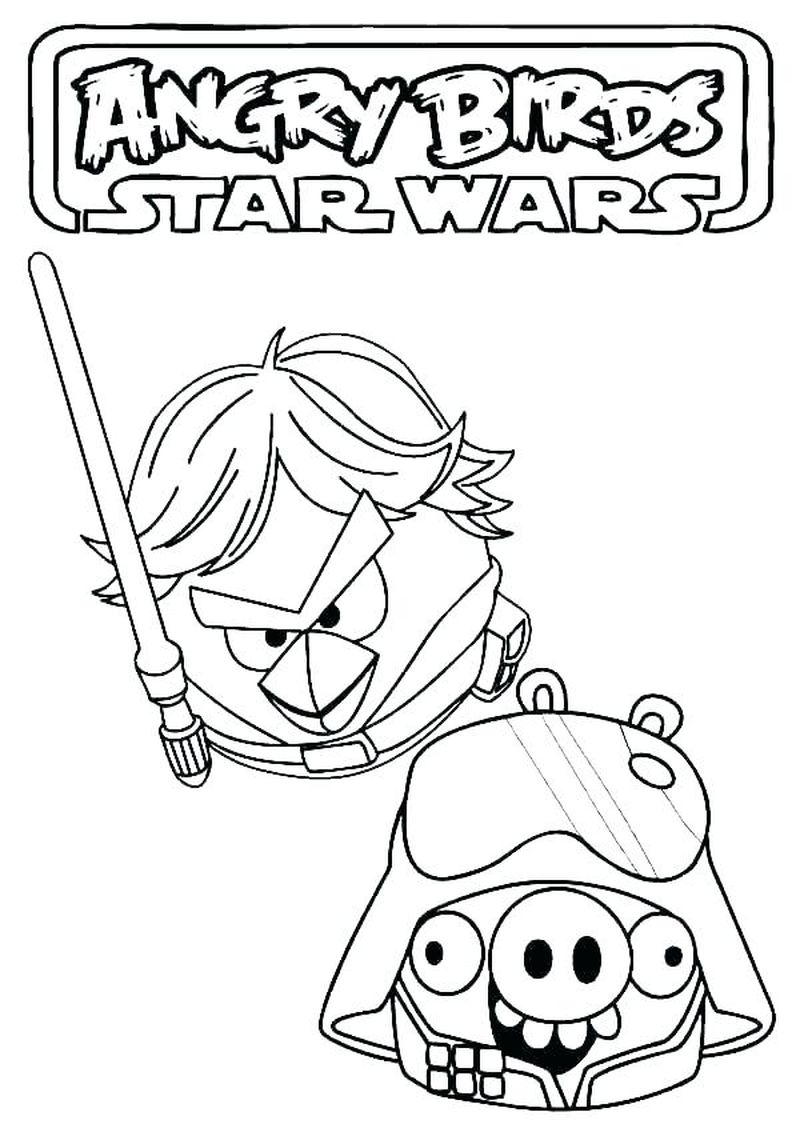 Coloring Pages Angry Birds Go