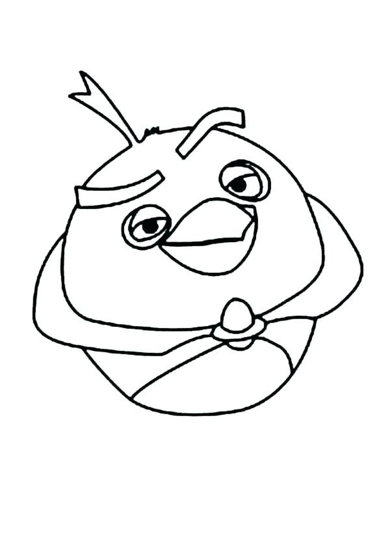 Coloring Pages Angry Birds