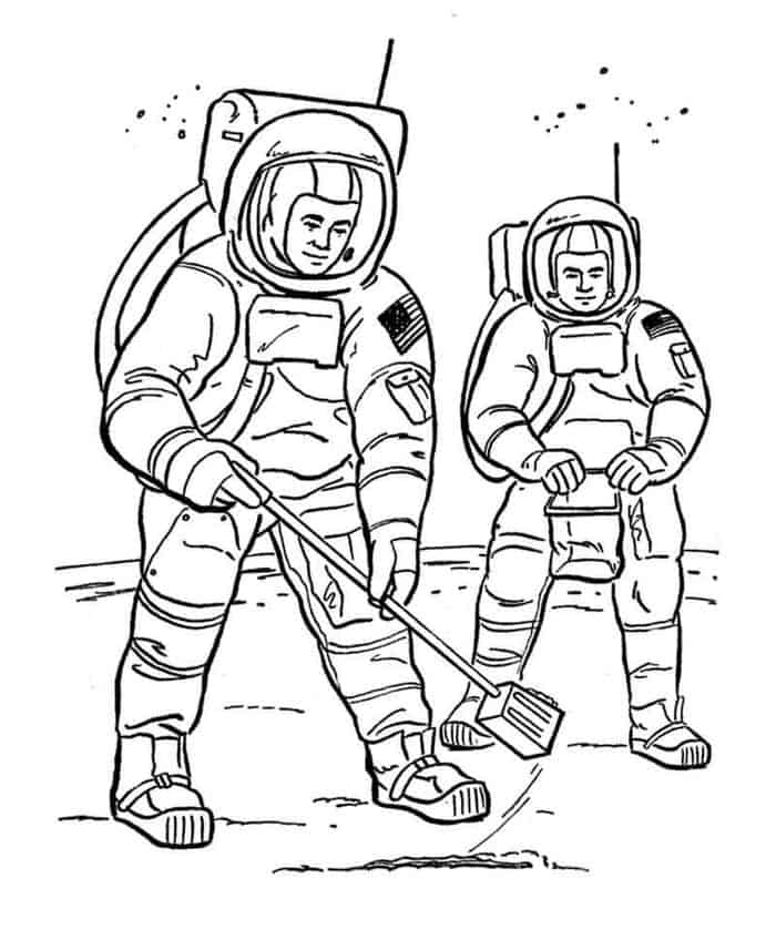 Coloring Pages Astronaut