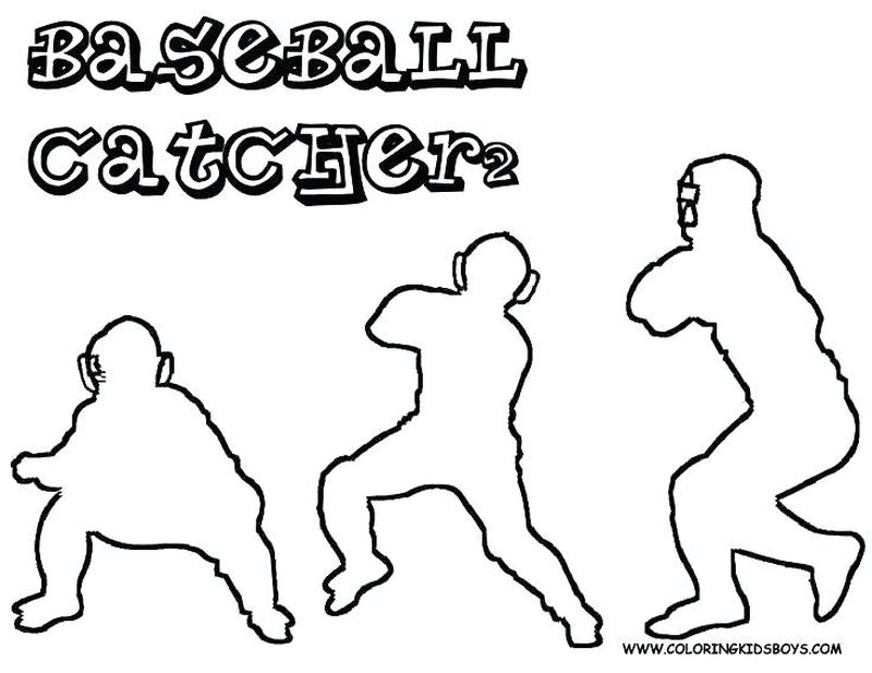 Coloring Pages Baseball