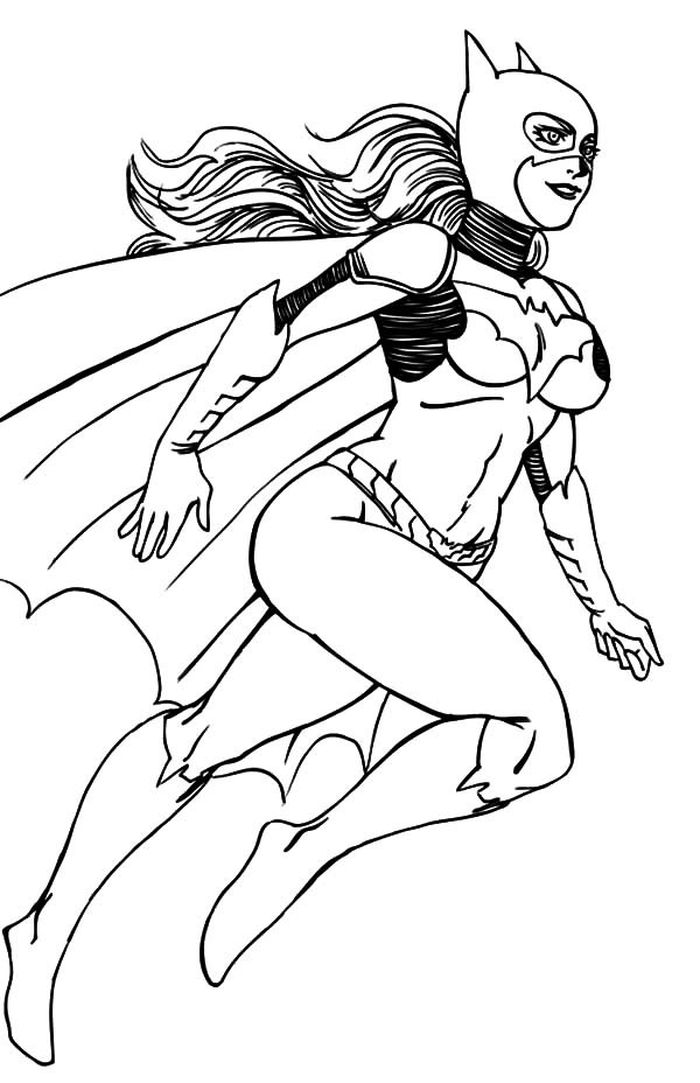 Coloring Pages Batgirl