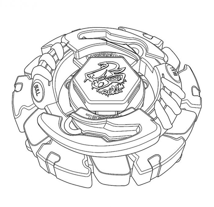 Coloring Pages Beyblade Metal Fusion