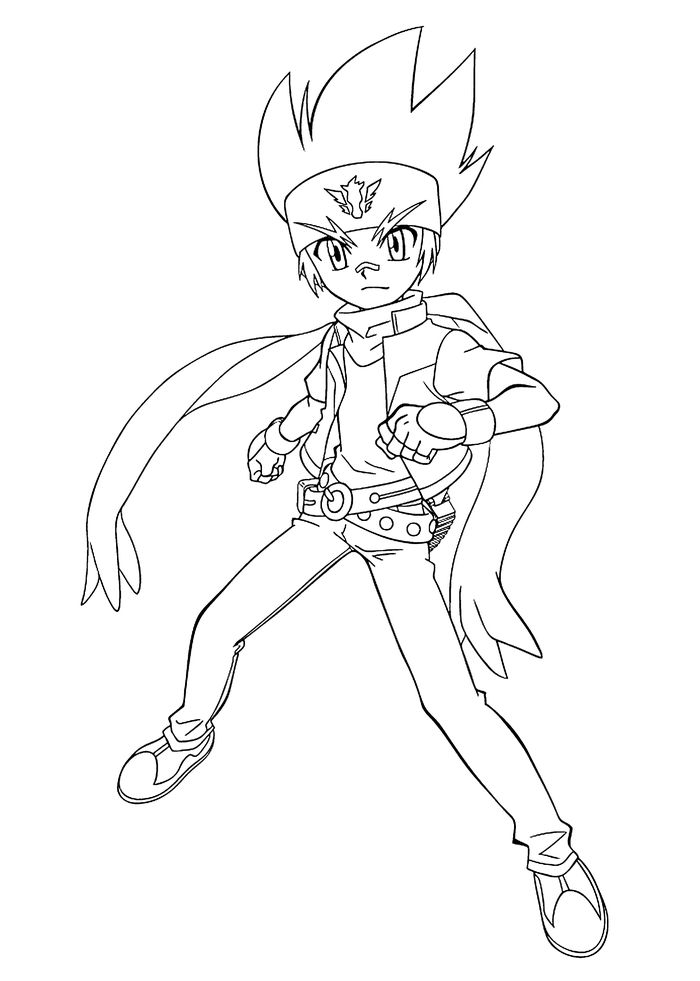 Beyblade Coloring Pages PDF - Coloringfolder.com