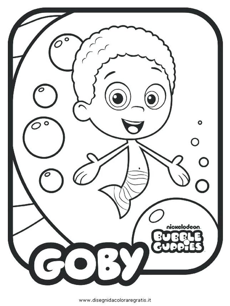 Coloring Pages Bubble Guppies