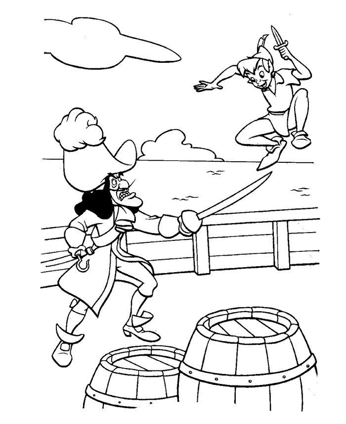 Coloring Pages Disney Peter Pan