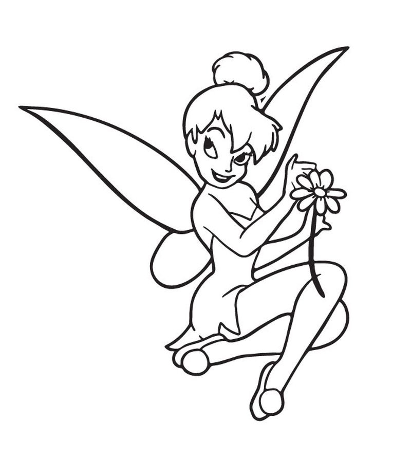 Coloring Pages Disney Tinkerbell