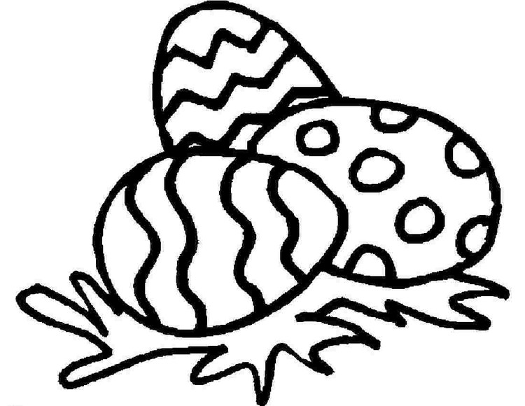 Coloring Pages Easter Egg For Toddler Free