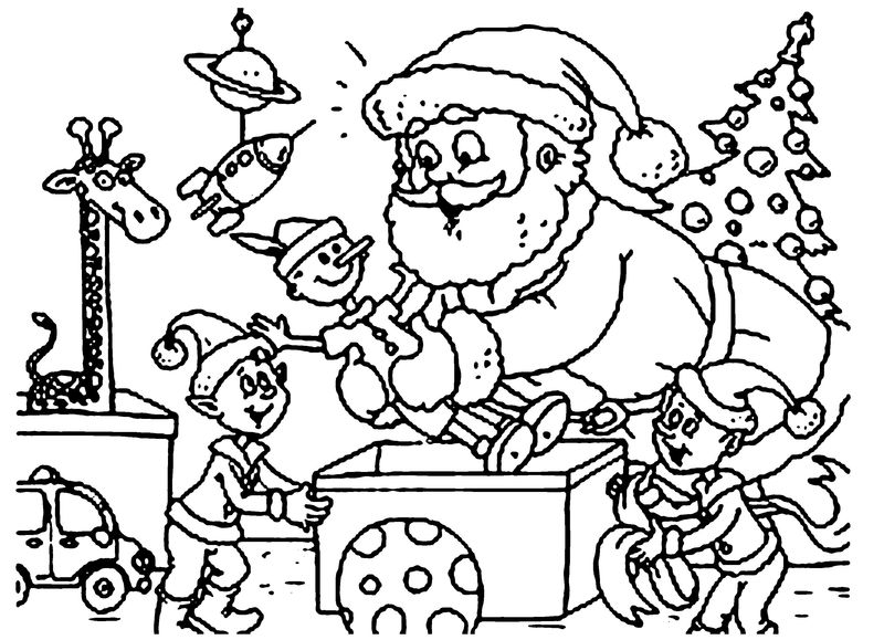 Coloring Pages Elf