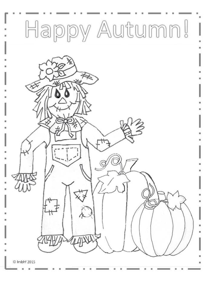 Coloring Pages For Autumn Season