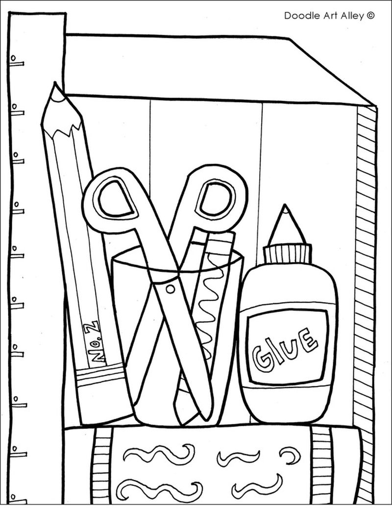 Coloring Pages For Back To School